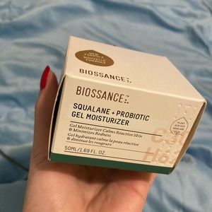 NEW Biossance squalane and probiotic gel moisturizer vegan